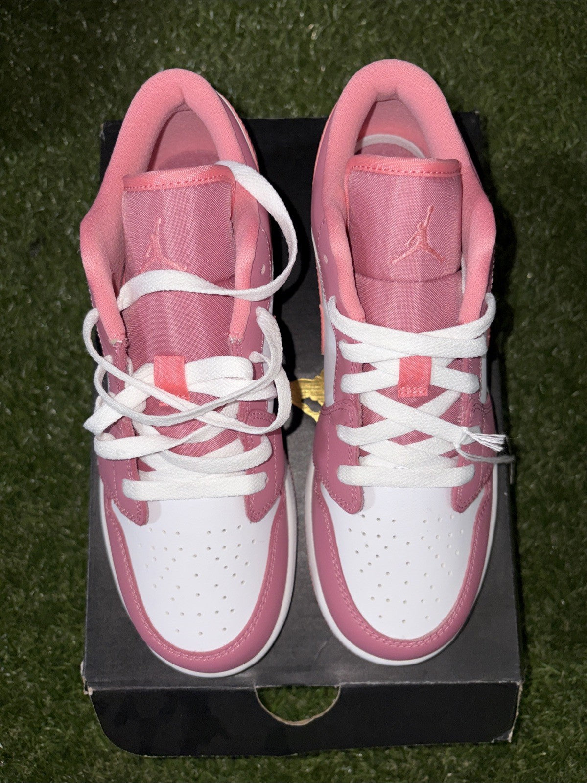 Air Jordan 1 Low GS Berry Pink 553560 616 Size 6Y/ 7.5 Wmns Retro Sneakers1
