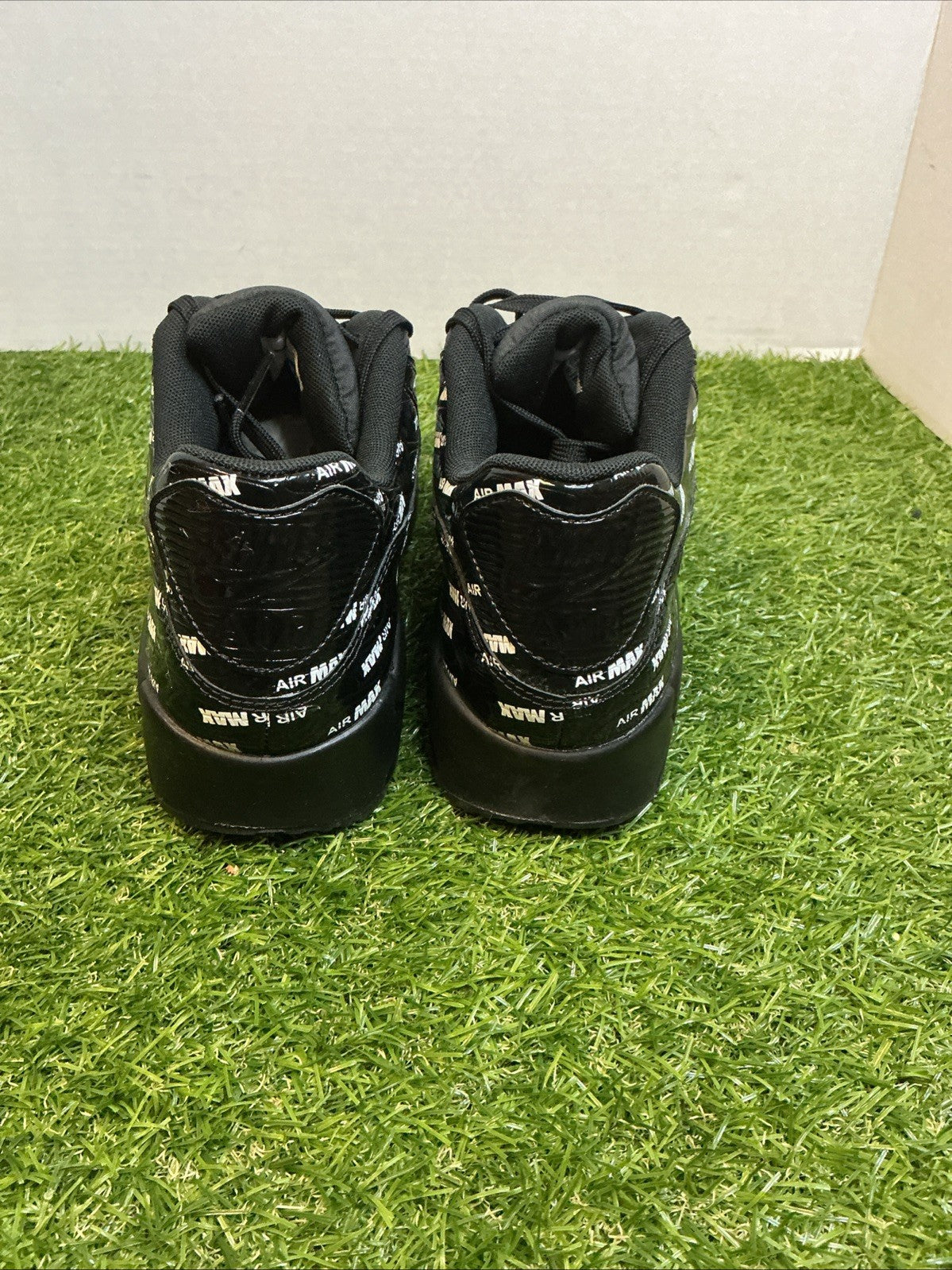 Size 9 - Nike Air Max 90 Just Do It Black/Black-White 700155-0154