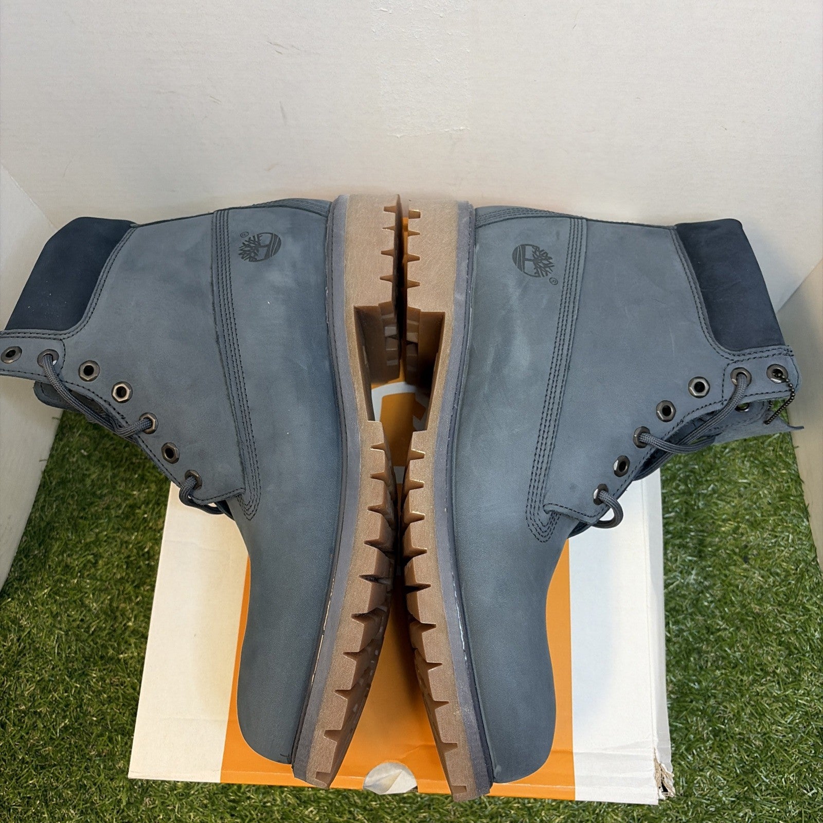 Timberland Men’s Waterproof Nubuck Ankle Work Boot Blue US 13 / TB 0A2P6W EP23