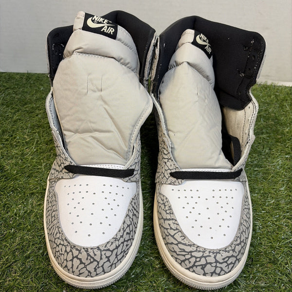 Size 12.5 - Air Jordan 1 Retro OG High White Cement0