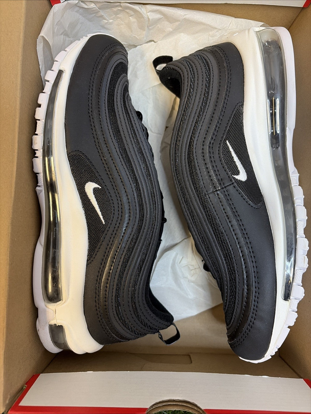 Nike Air Max 97 Black-White Men Size 8.5 [921826-001]0