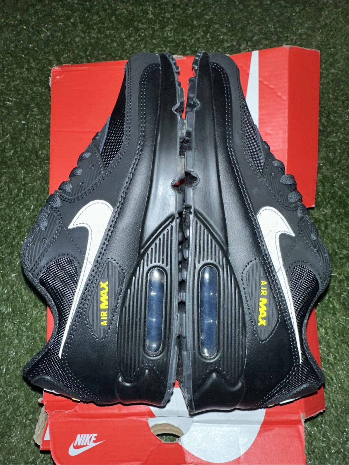 SIZE 9.5 - NEW MENS Nike Air Max 90 Black/Anthracite HM0628 001 Black Speed3