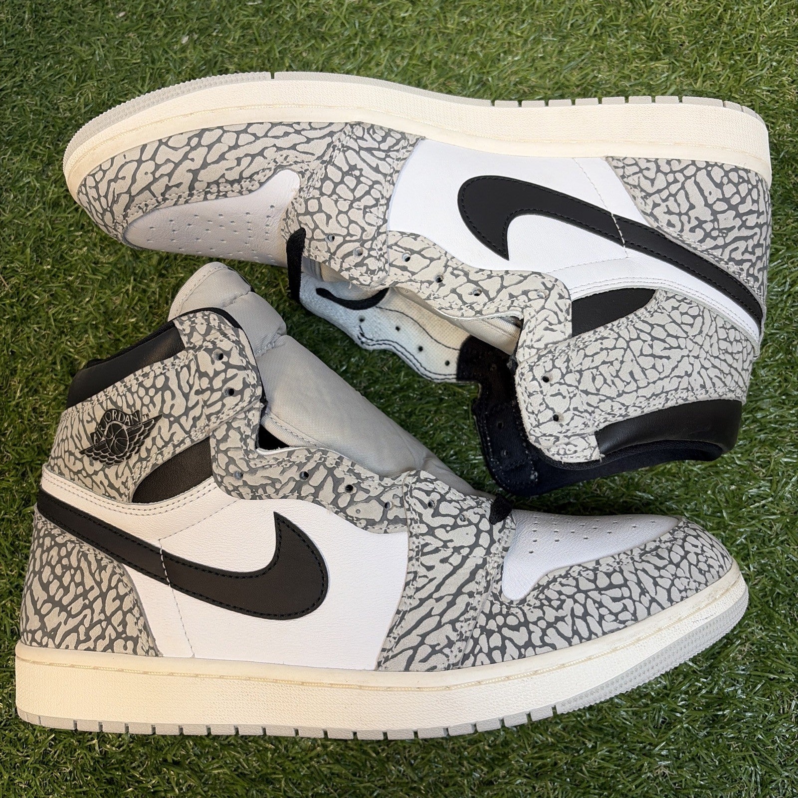 Size 12.5 - Air Jordan 1 Retro OG High White Cement2