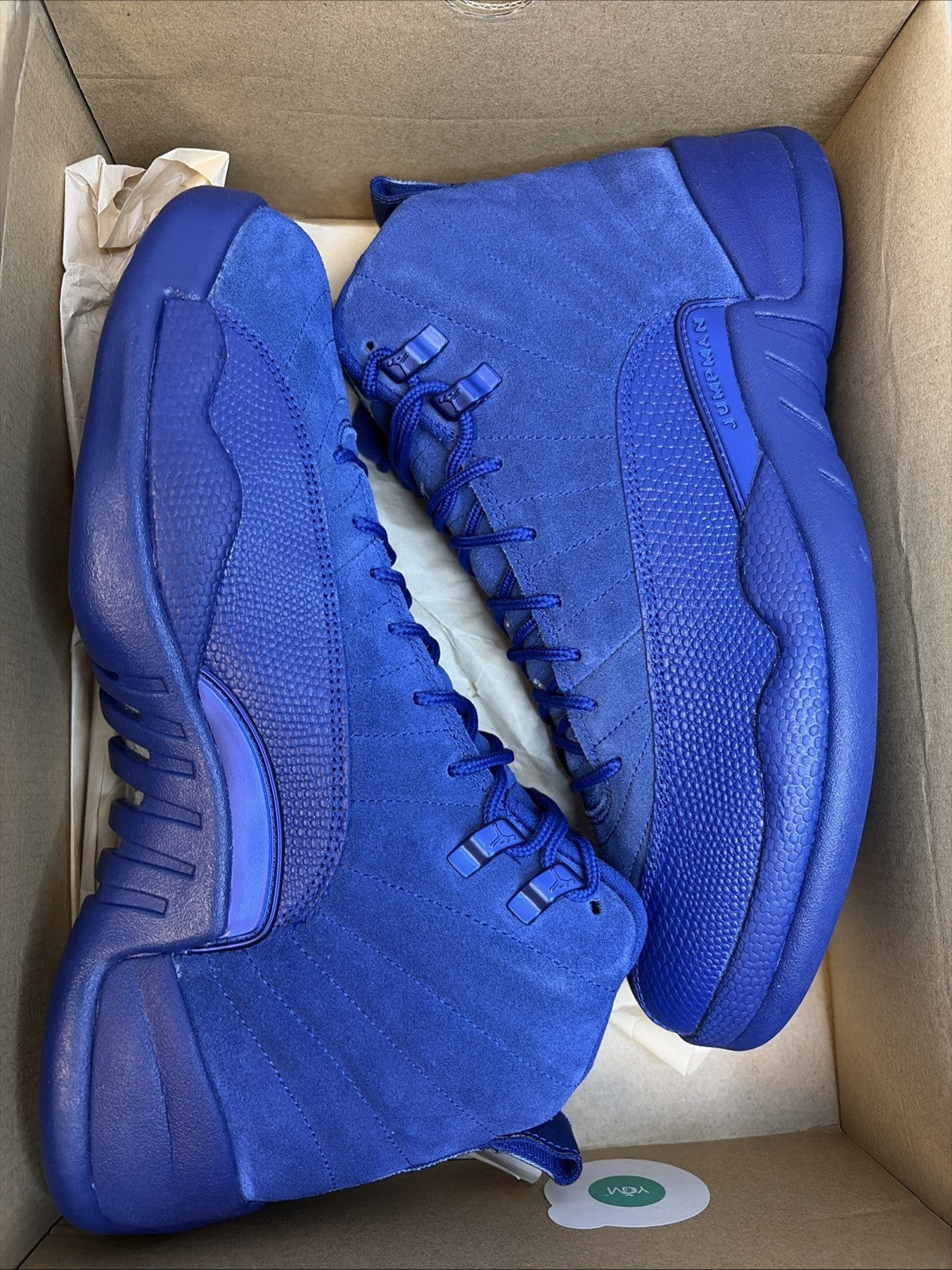 Air Jordan 12 Retro "DEEP ROYAL BLUE" 2016 - Size 9.5 - 130690 400 (14364-44)0