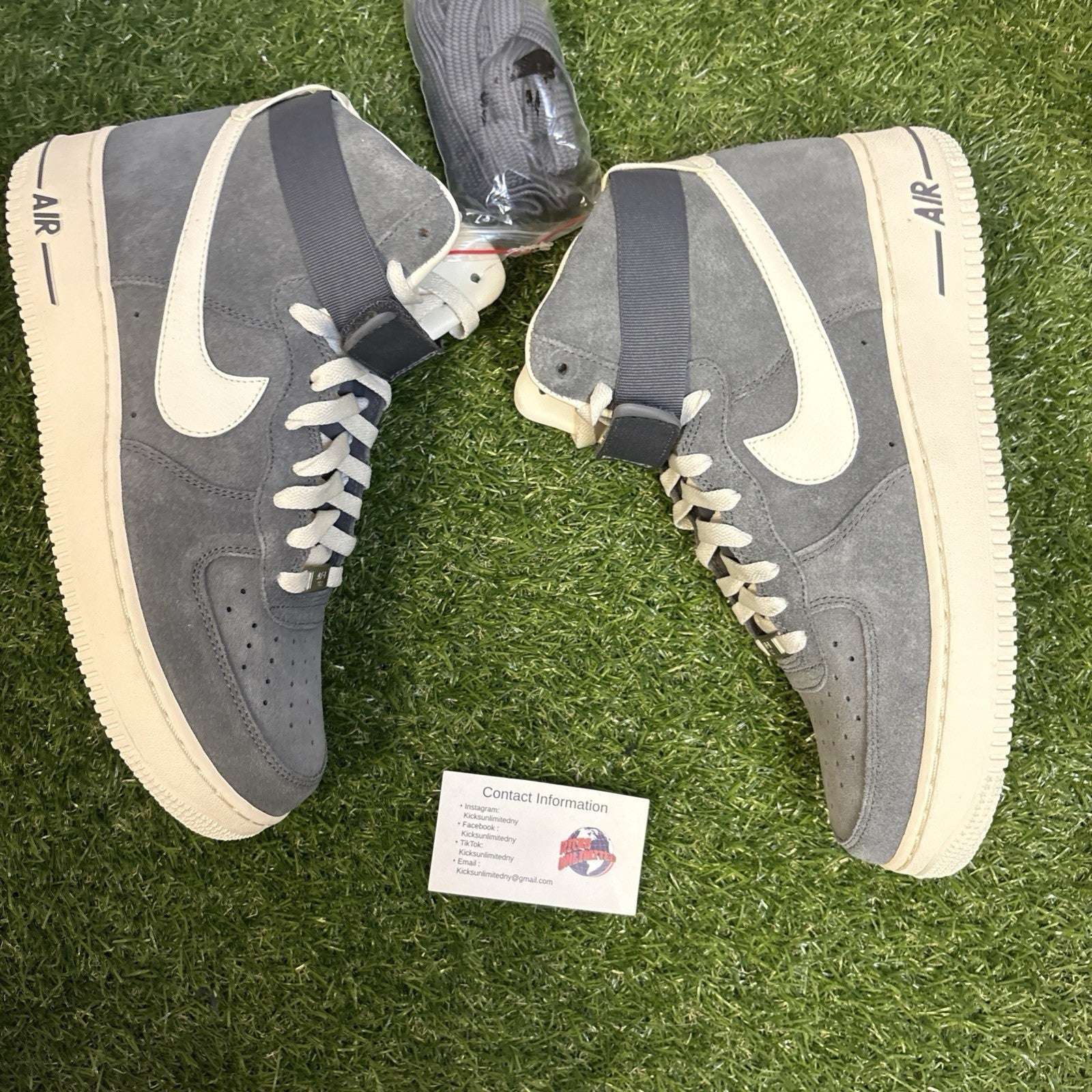 Size 9   Nike Air Force 1 High Blazer Pack   Dark Grey0