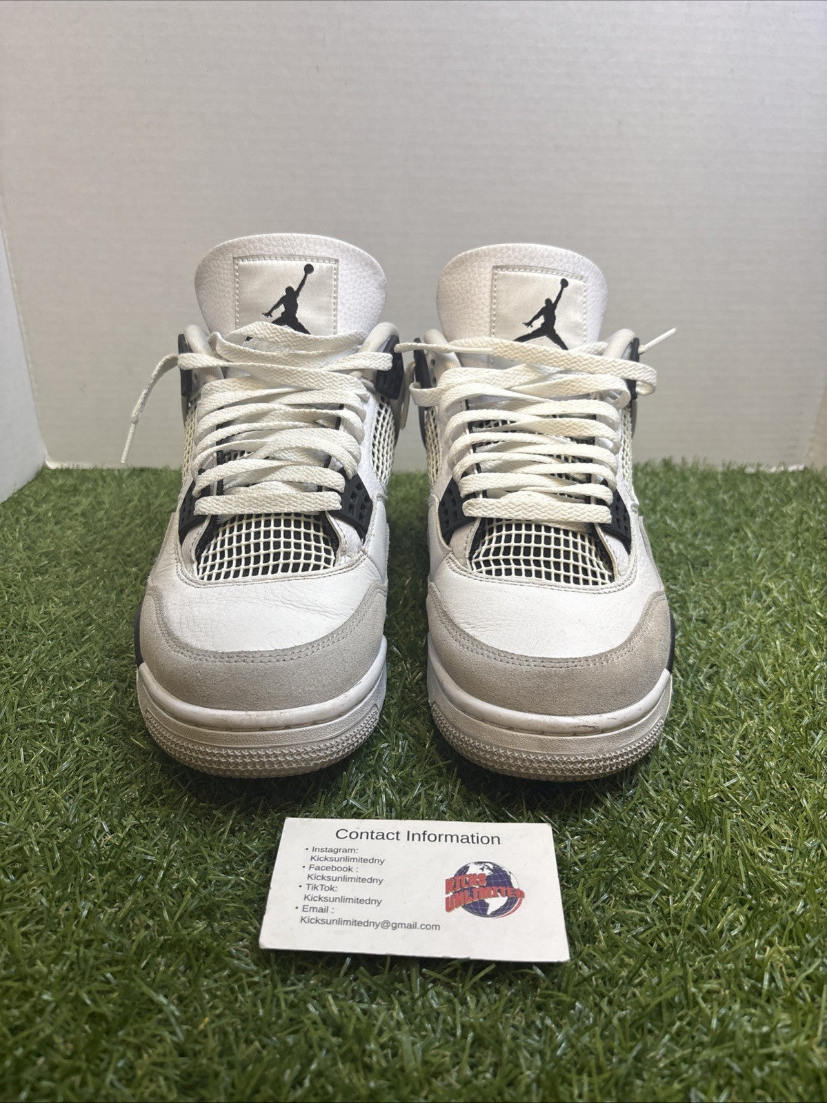 Size 10   Jordan 4 Retro Mid Military Black1