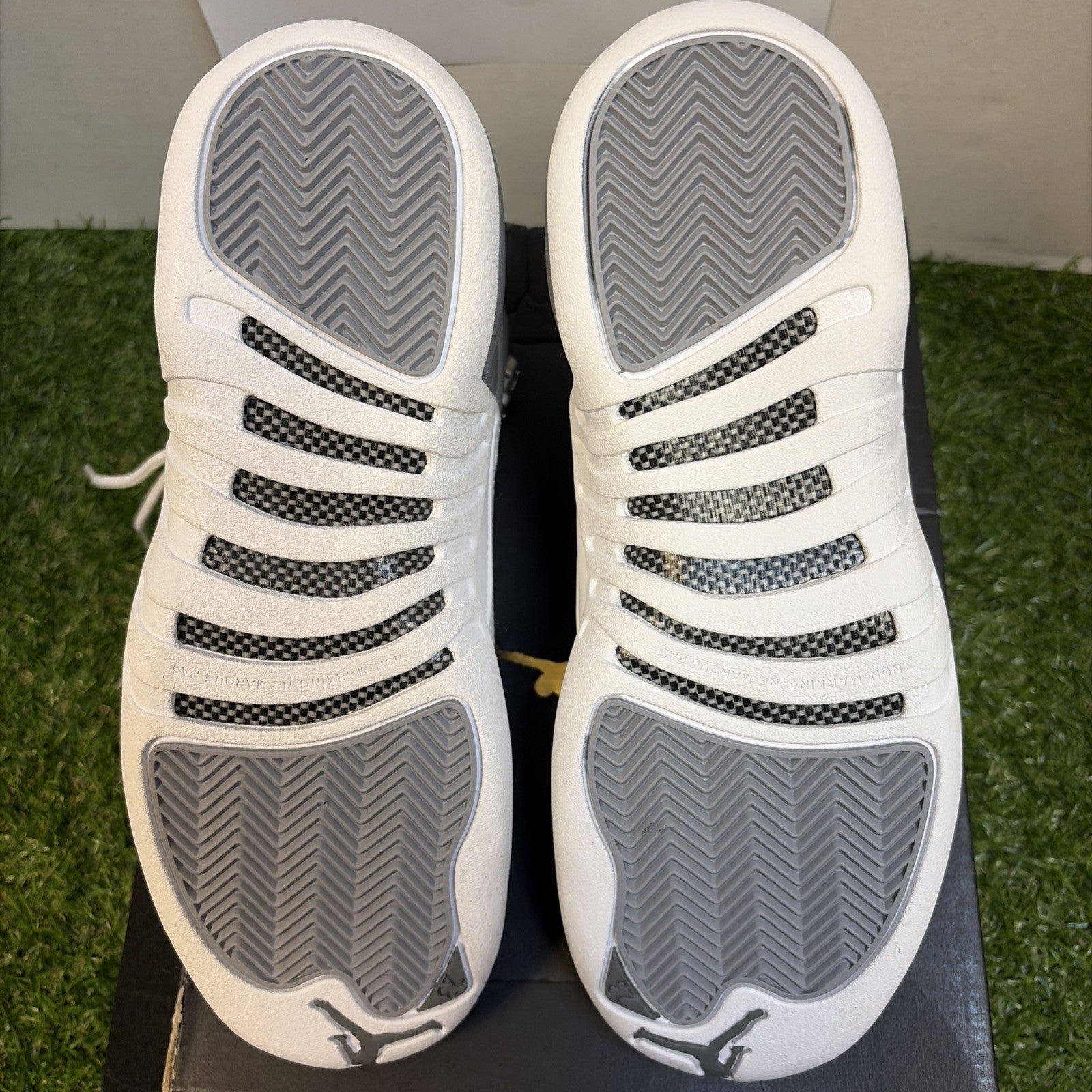 Nike Air Jordan 12 Retro (Gs) Stealth-White-Cool Grey Sz 5.5Y [153265-015]4