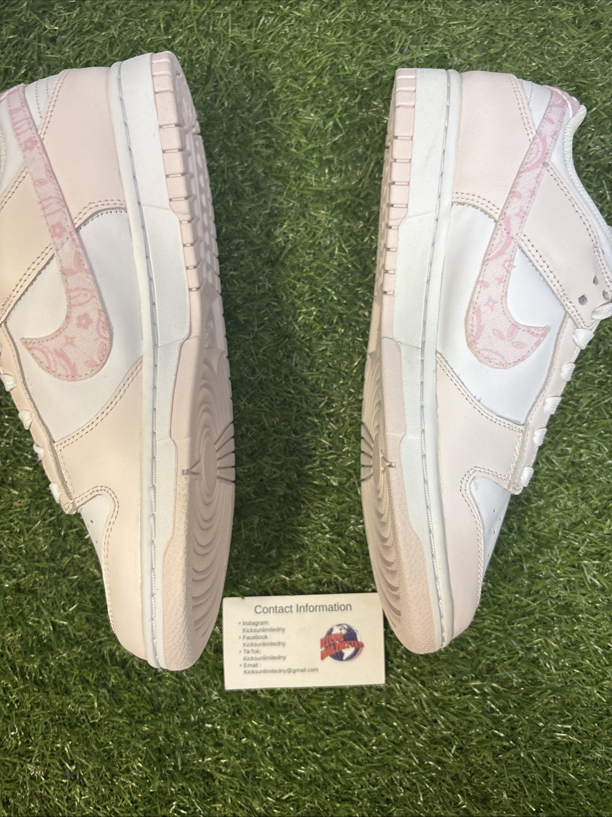 Size 10 W  Nike Dunk Low Pink Paisley 20232