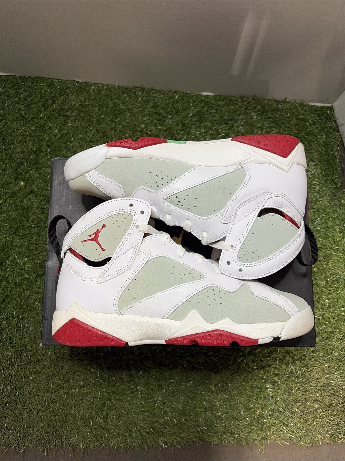 Nike Air Jordan 7 Retro Hare 2015 (GS) White/True Red Youth Size 6.5Y (with Box)1