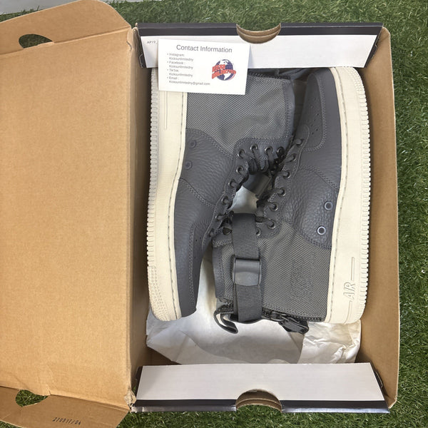 Size 8.5   Nike SF Air Force 1 Mid Dark Grey0