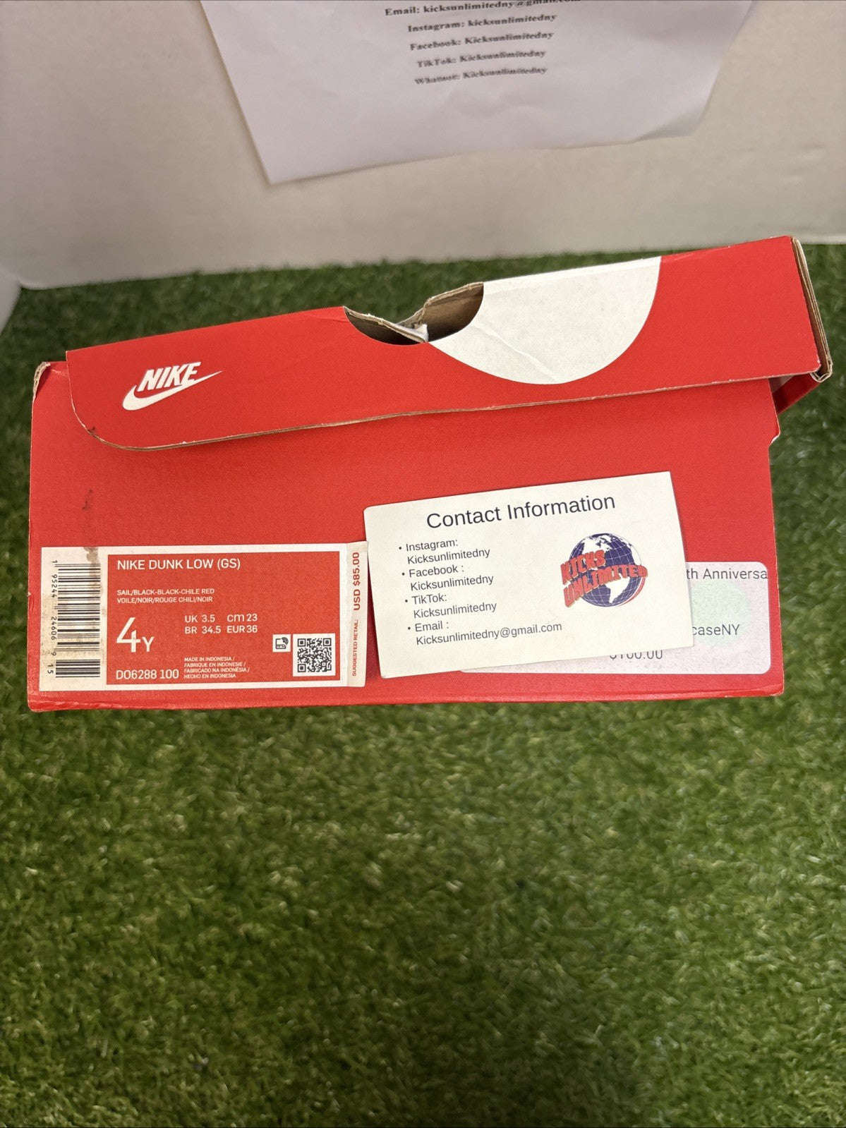 Size 4   Nike Dunk Low EMB x NBA 75th Anniversary   Bulls 20211