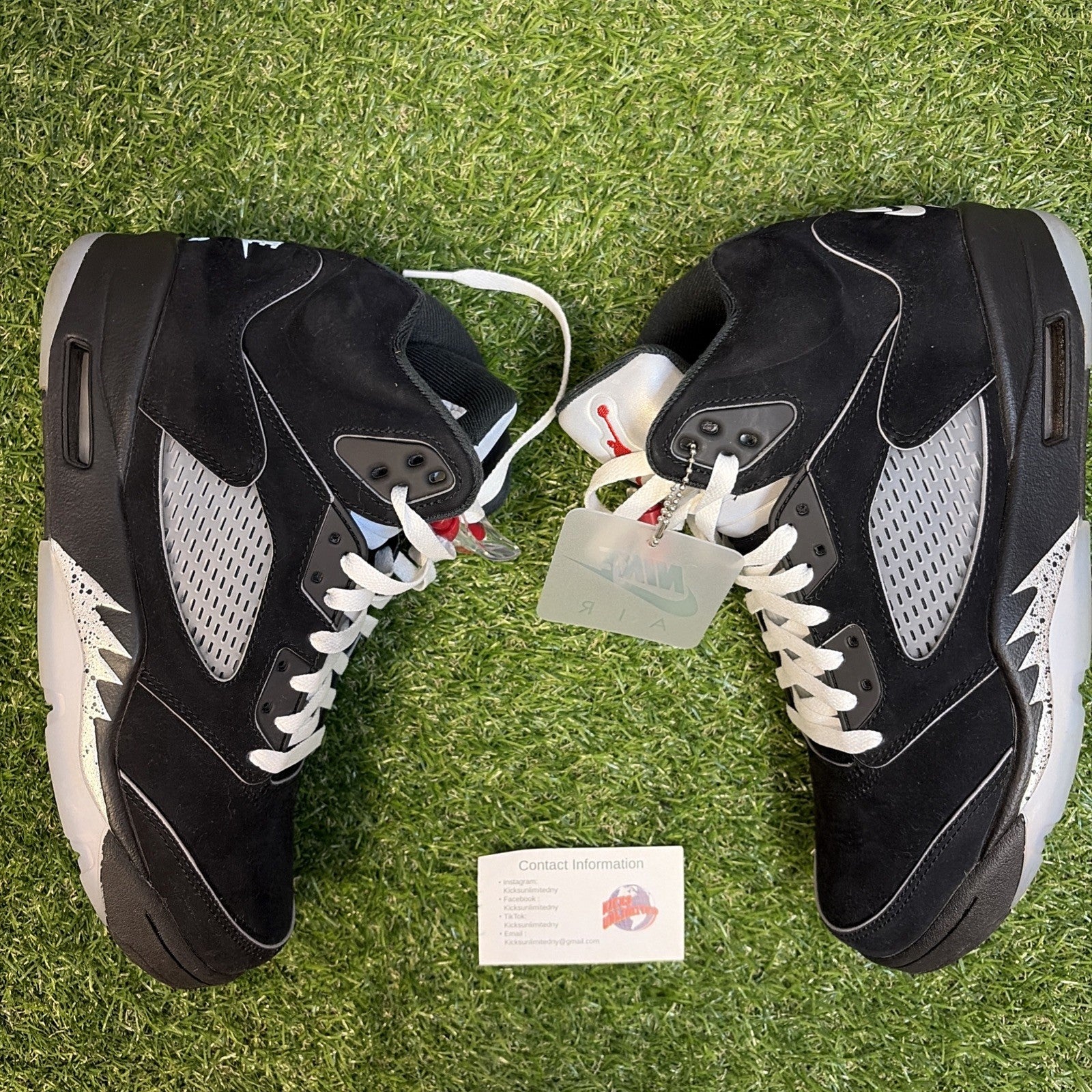 Size 9.5 - Air Jordan 5 Retro OG Black Metallic Reimagined3
