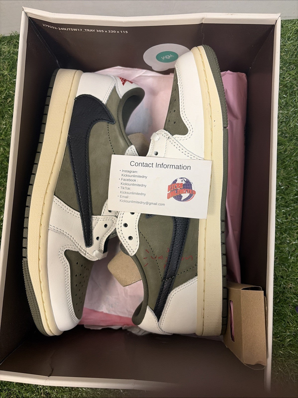 Sz 8 Travis Scott x Jordan 1 Retro Low OG SP Medium Olive 2024 DM7866-2000