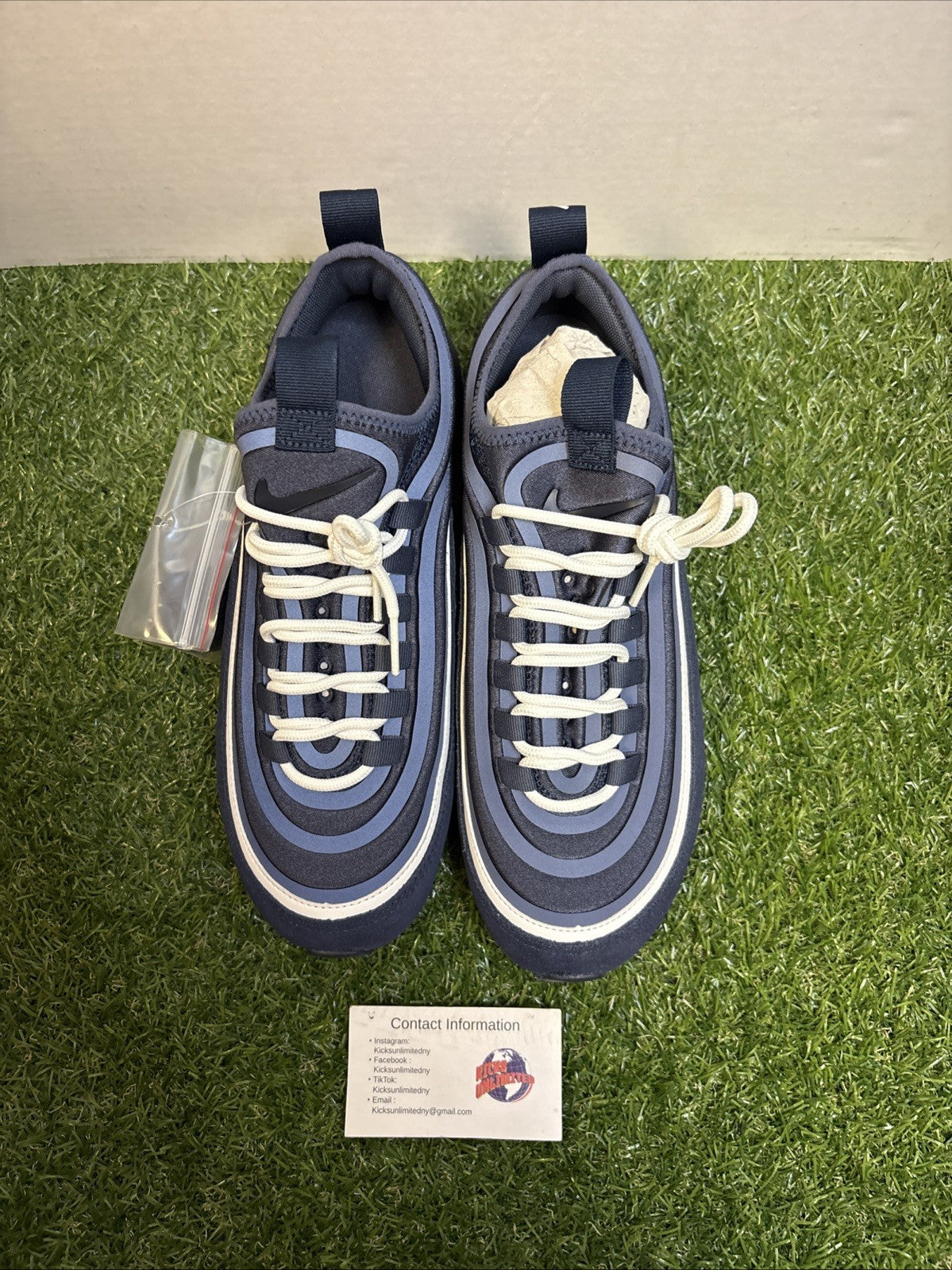 Size 9.5   Nike Air Max 97 Ultra 17 SE Navy White1