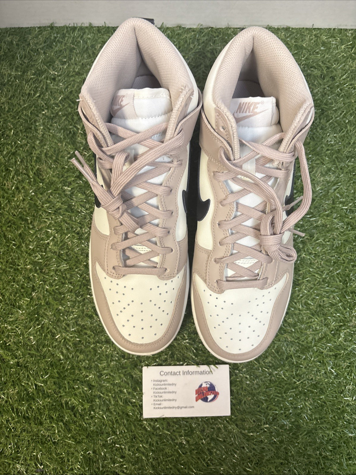 Size 10 W   Nike Dunk High Fossil Stone W3