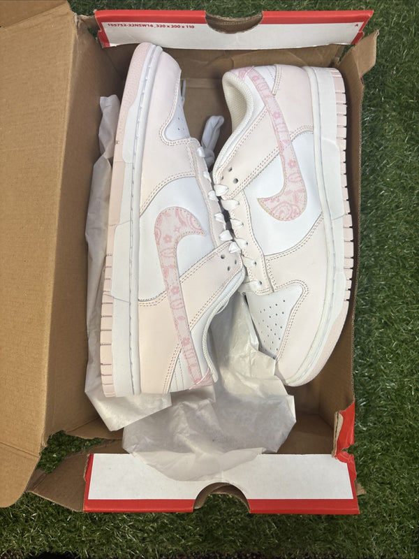 Size 10 W  Nike Dunk Low Pink Paisley 20230