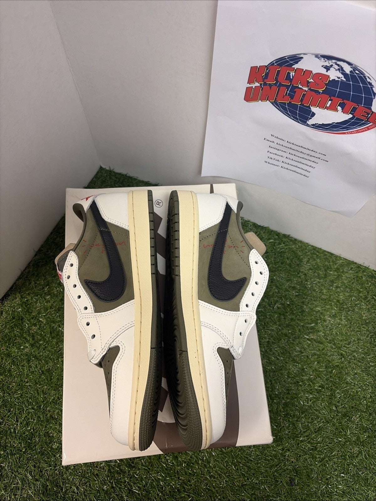 Sz 8 Travis Scott x Jordan 1 Retro Low OG SP Medium Olive 2024 DM7866-2002