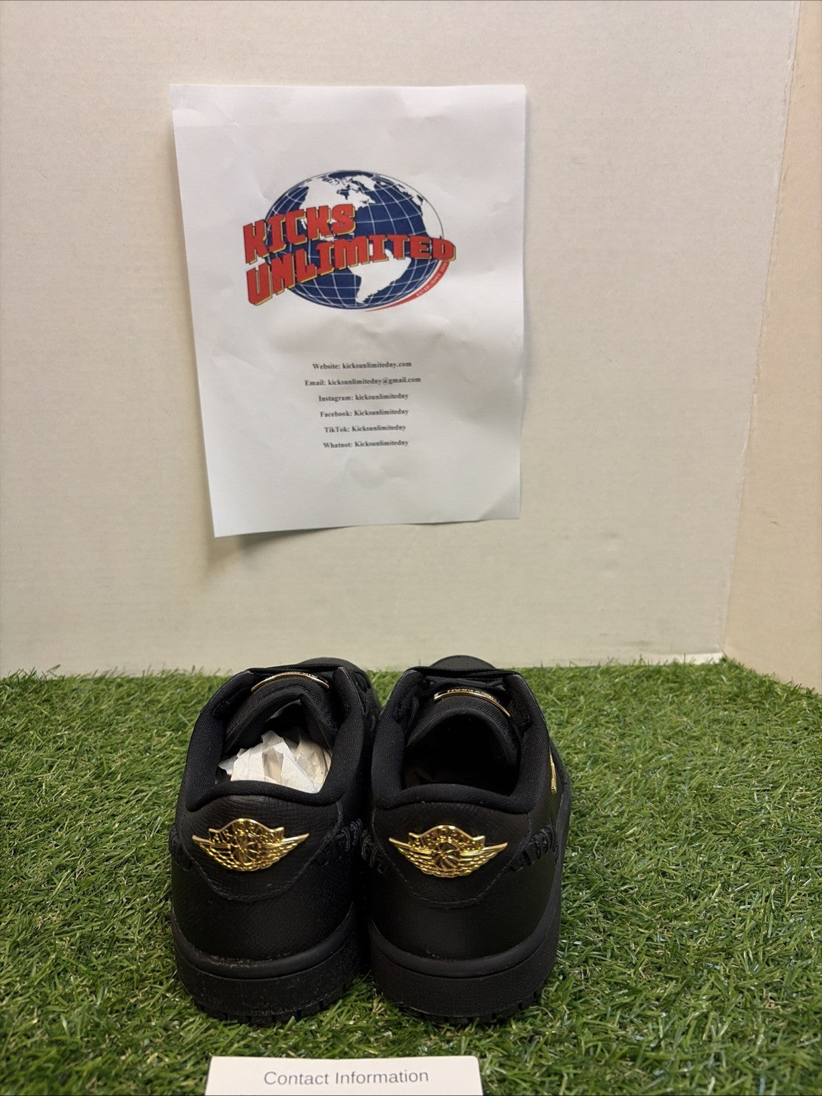 Size 7 - Air Jordan 1 Method of Make Low Black W4