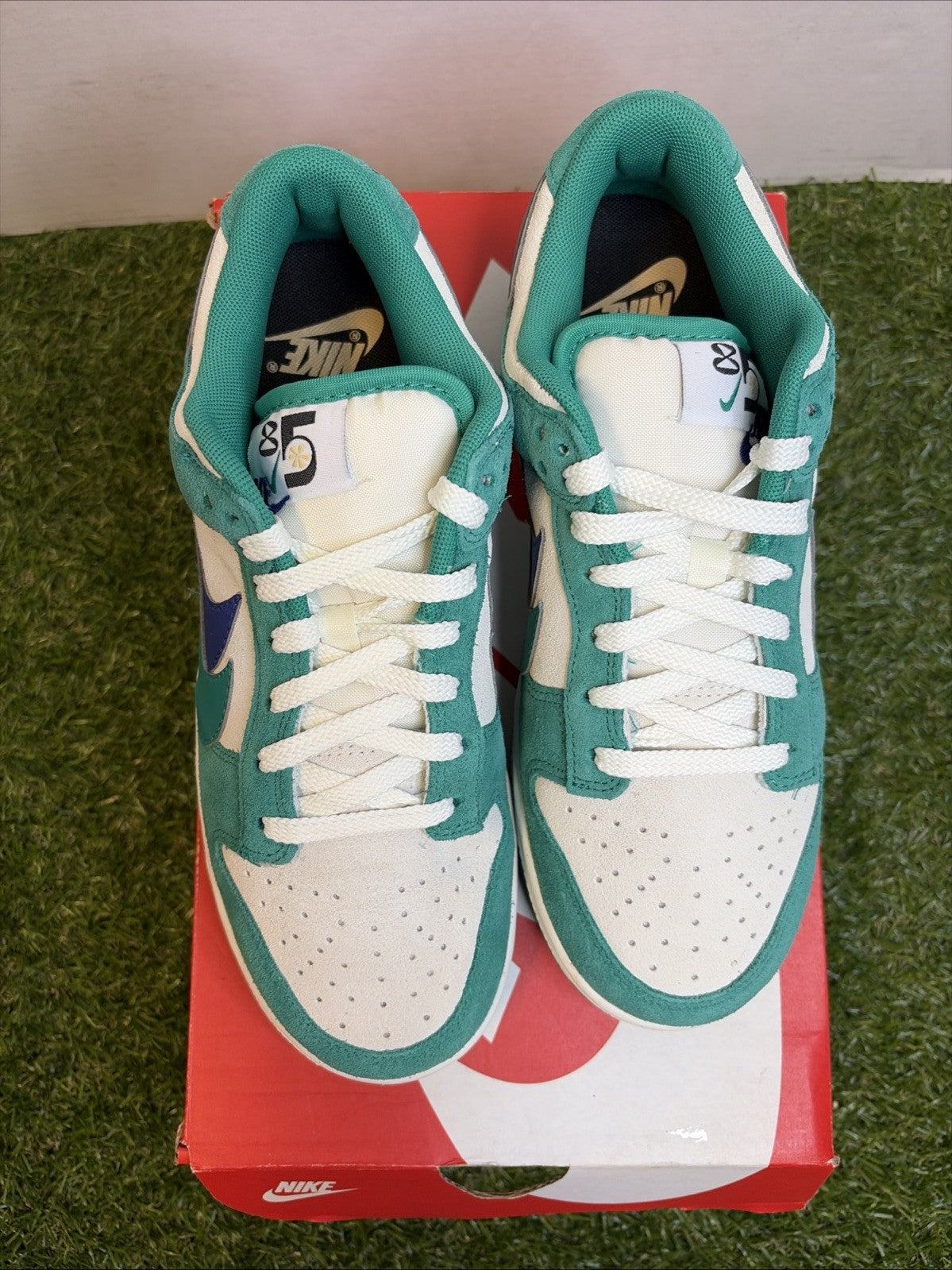 Nike Dunk Low SE Neptune Green Sail Off Noir White DO9457-101 Women's Size 8.5W4