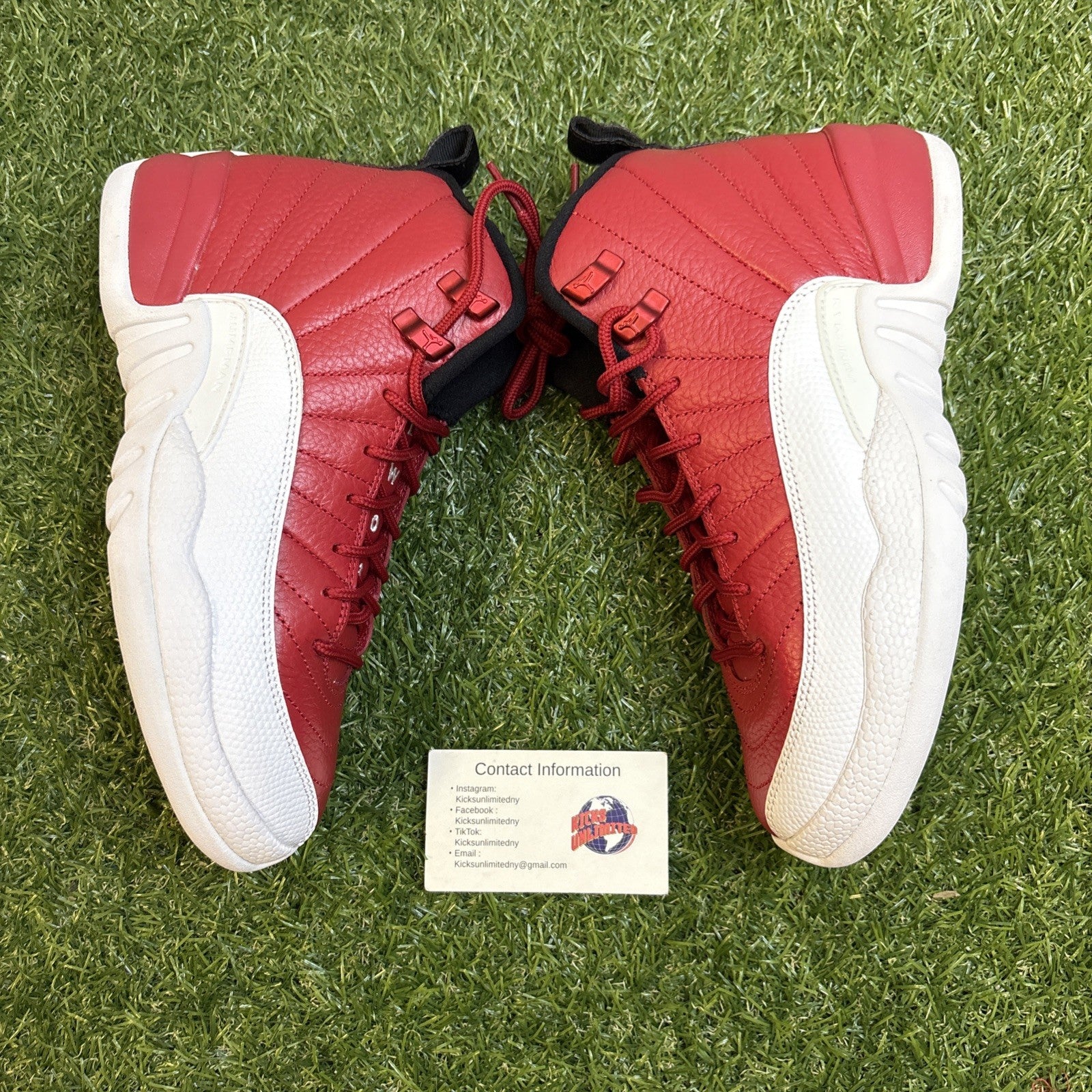 Air Jordan 12 BG Gym Red Size 5.5 153265 6002