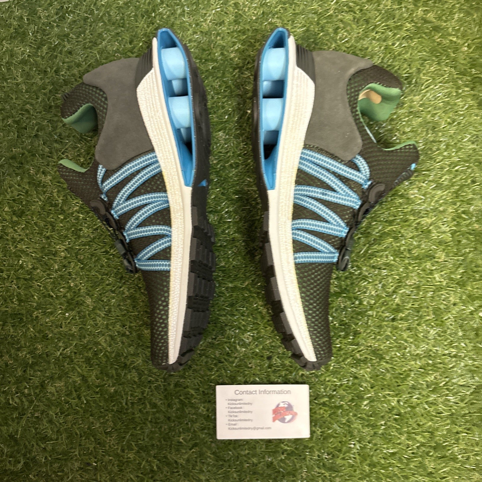 Size 8.5   Nike Shox Gravity Blue Fury1
