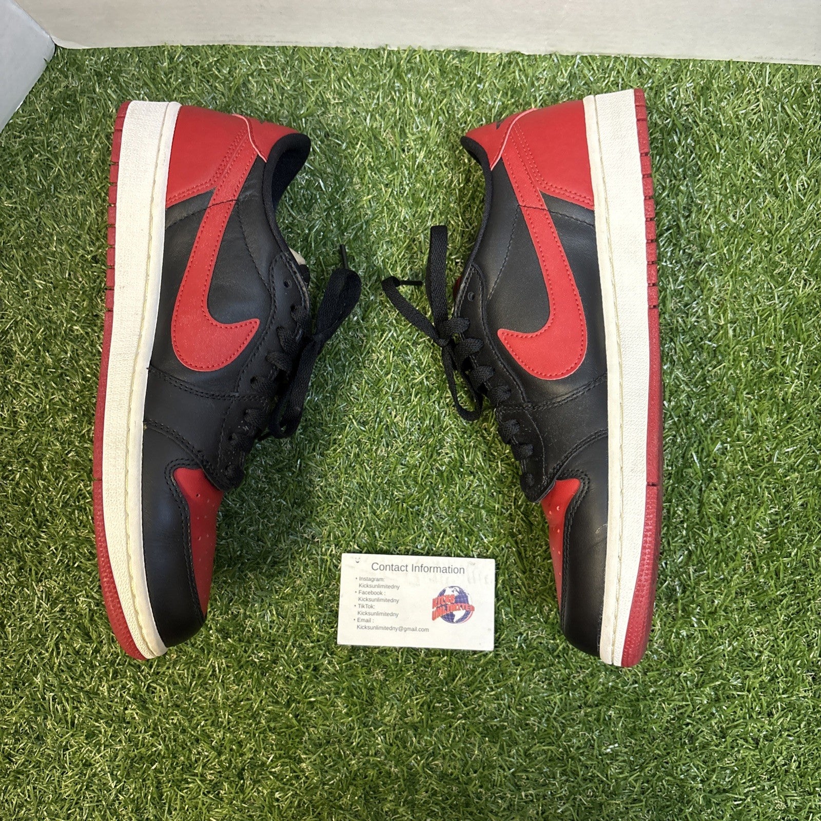 Size 10   Air Jordan 1 Retro OG Low Bred1