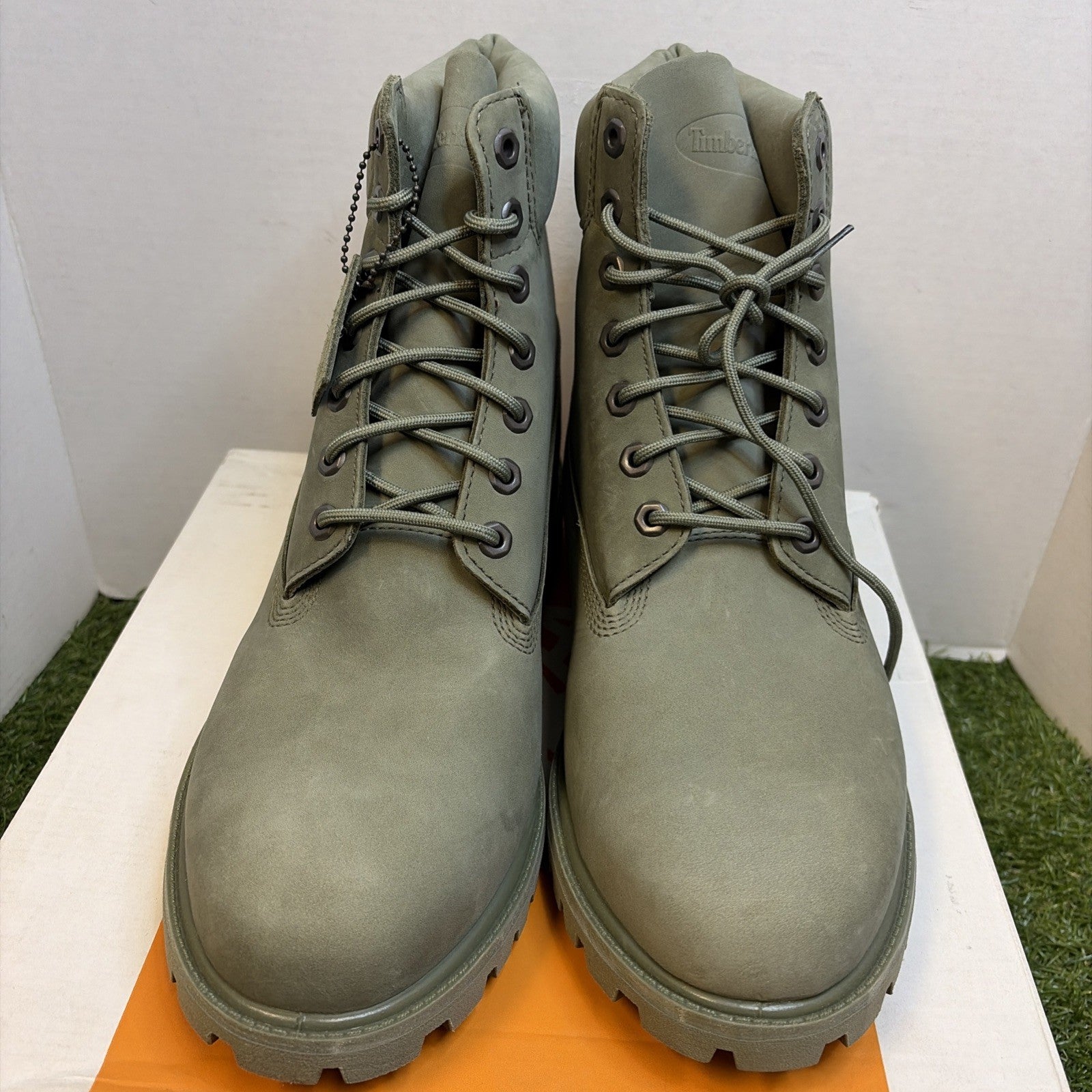 Timberland Premium Waterproof Boot Dark Green NUBUCK   Size 13  Tb0A5PD4 9911