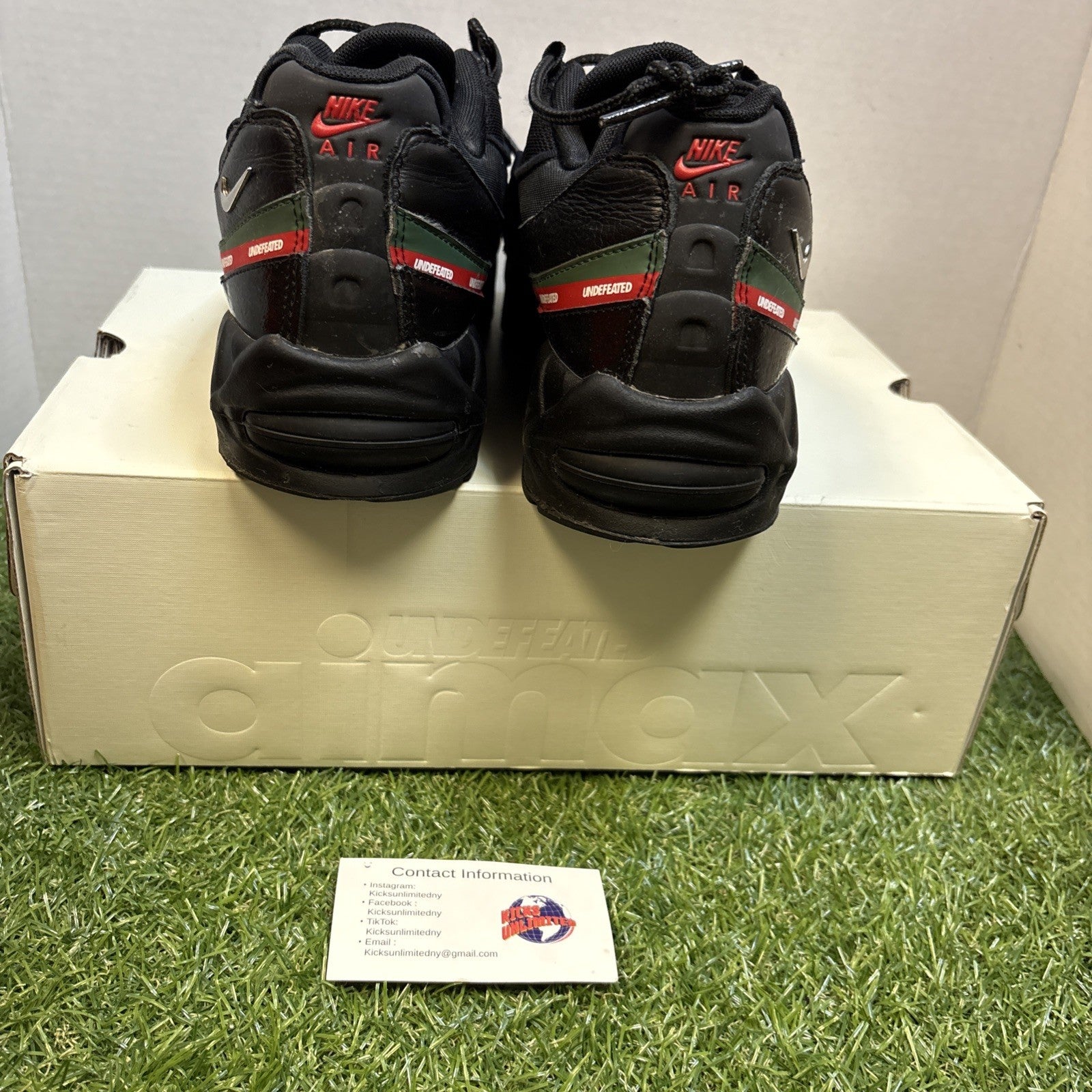 Size 11   Undefeated x Nike Air Max 95 Black3