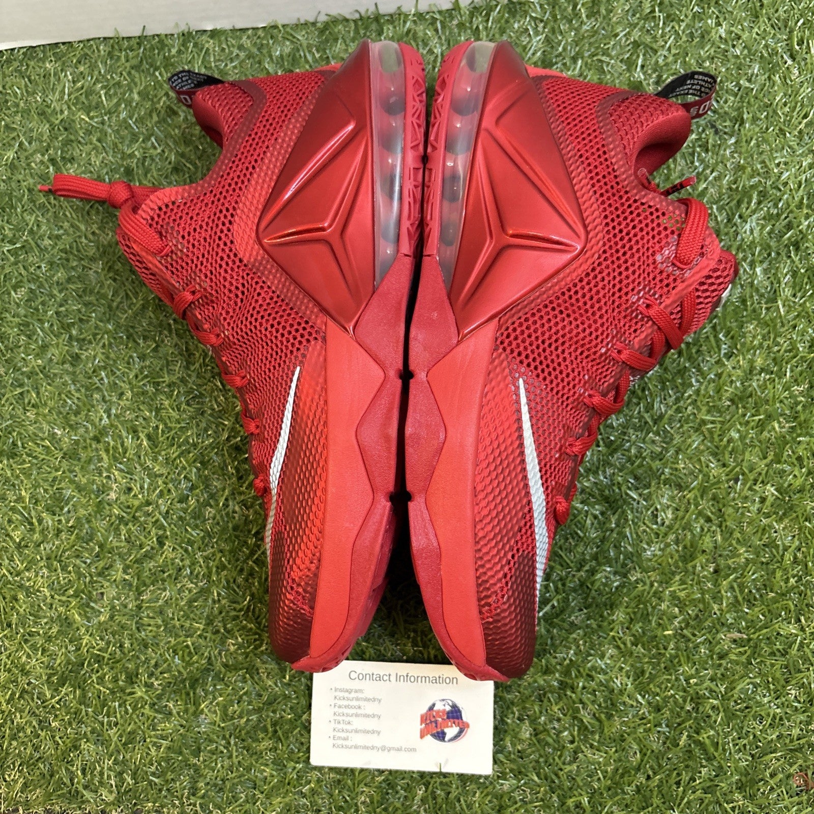 LeBron XII Low University red Size 9.5 724557 6163