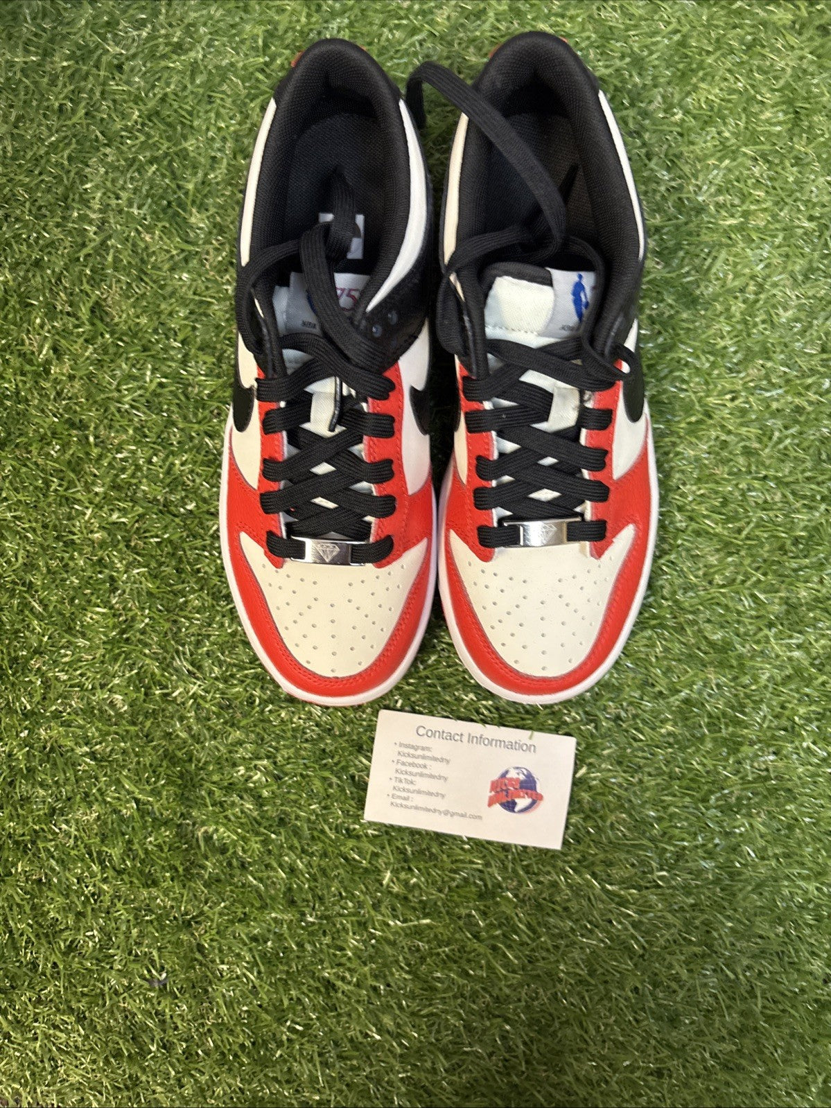 Size 4   Nike Dunk Low EMB x NBA 75th Anniversary   Bulls 20212