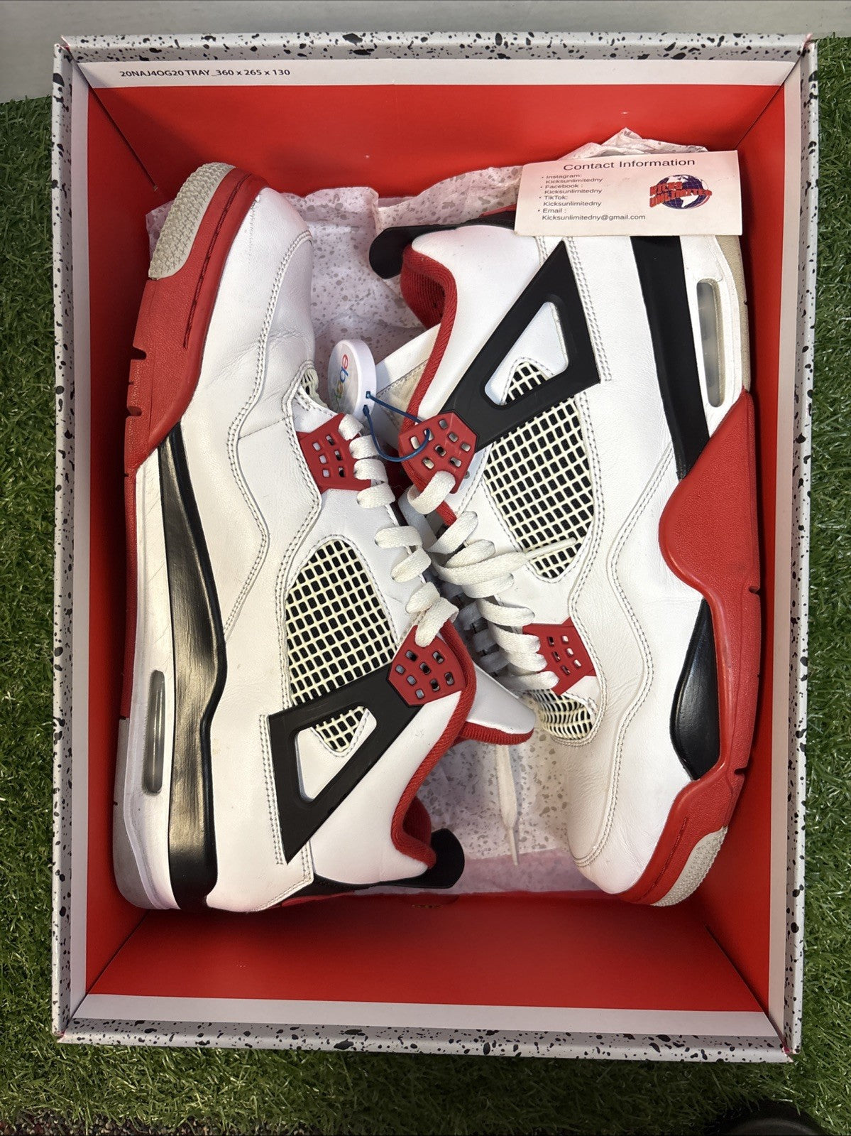 Size 13   Jordan 4 Retro OG Mid Fire Red0