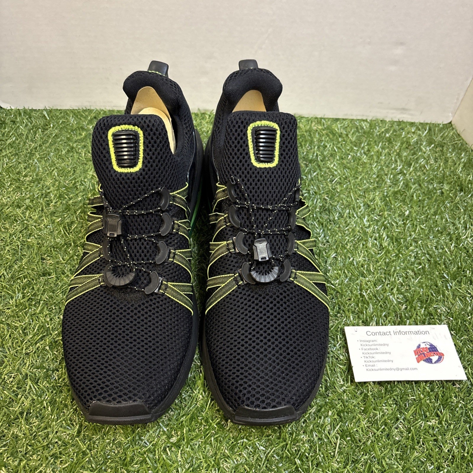 Size 10.5   Nike Shox Gravity Gorge Green1