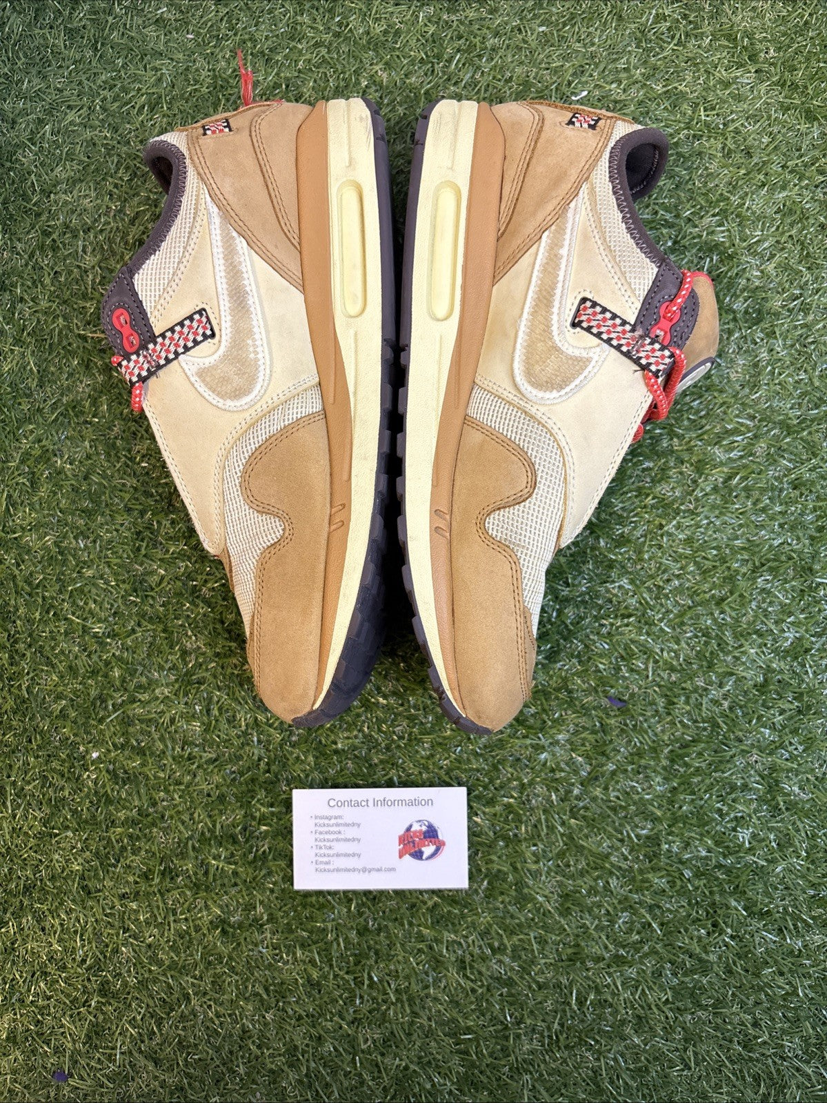 Size 10.5 - Nike Air Max 1 x Travis Scott Low Wheat1