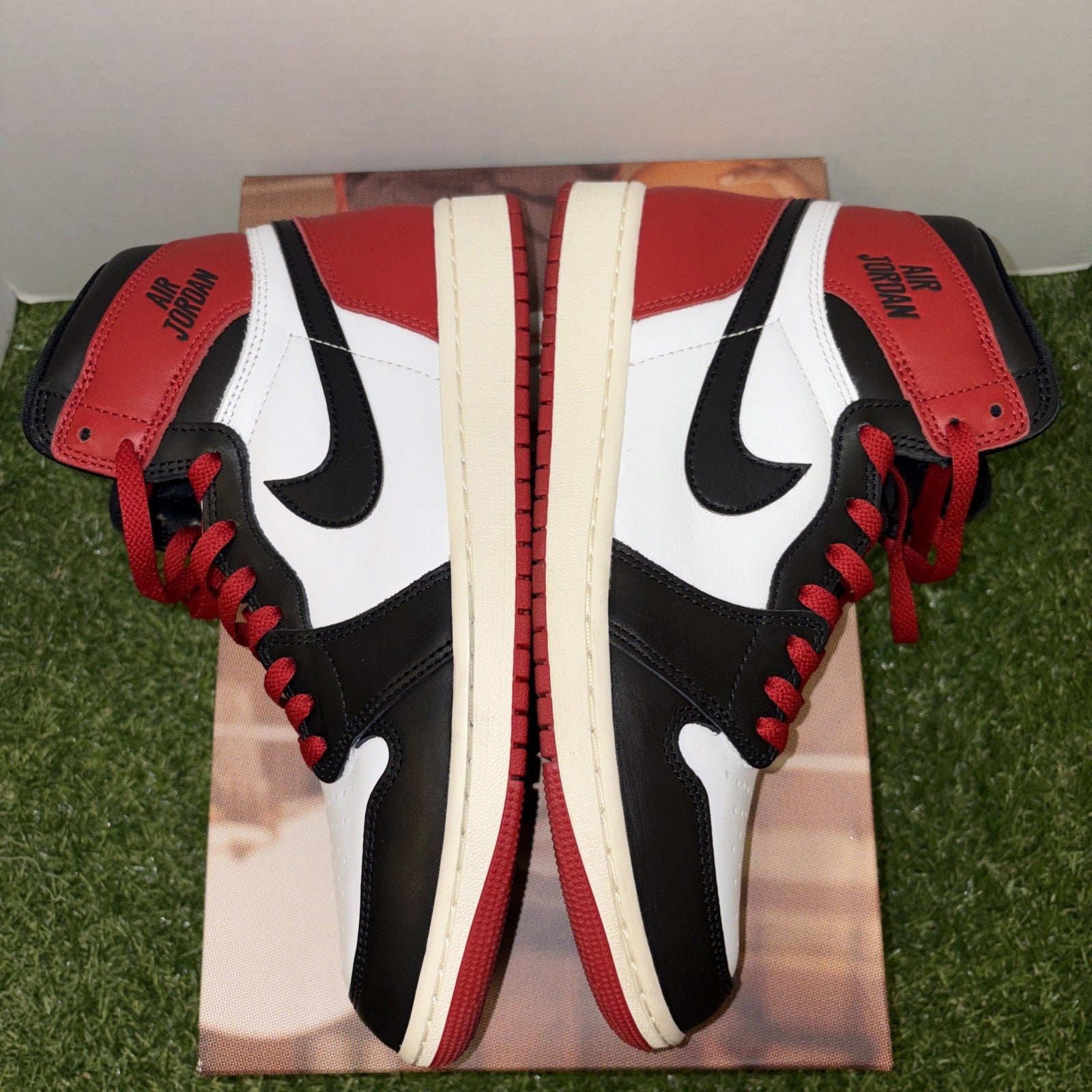 Size 9.5   Air Jordan 1 Retro OG High Black Toe Reimagined3