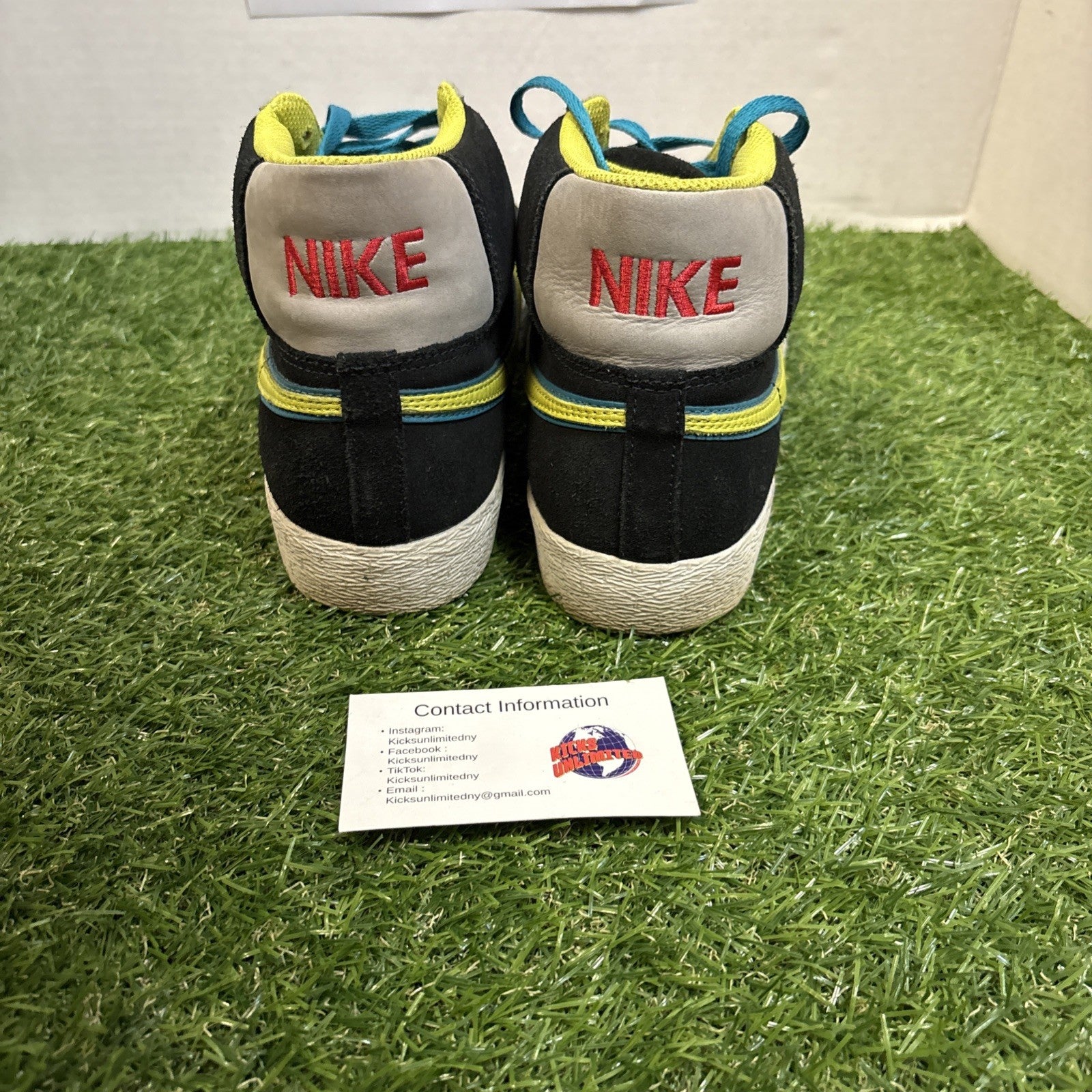 Size 10.5   Nike Blazer Sb Pacman Black   310801 0314