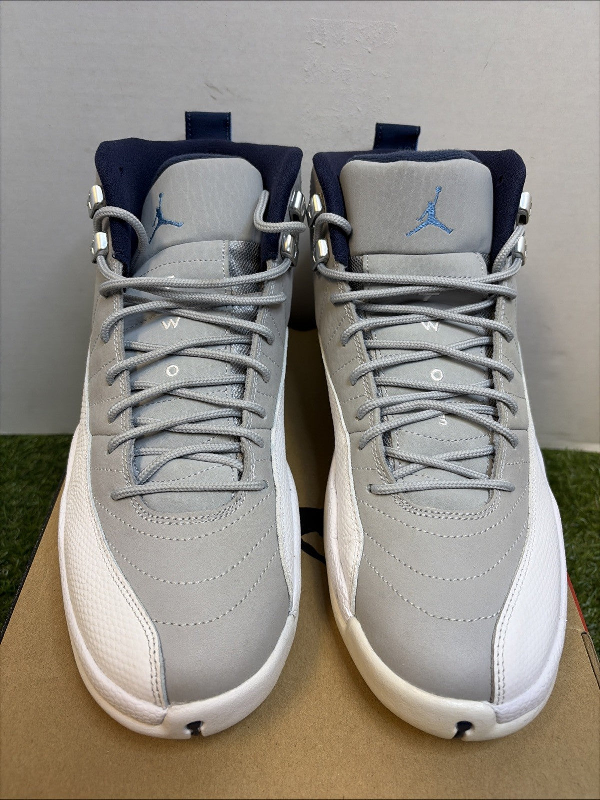 Size 9 - Air Jordan 12 Retro Grey University Blue1