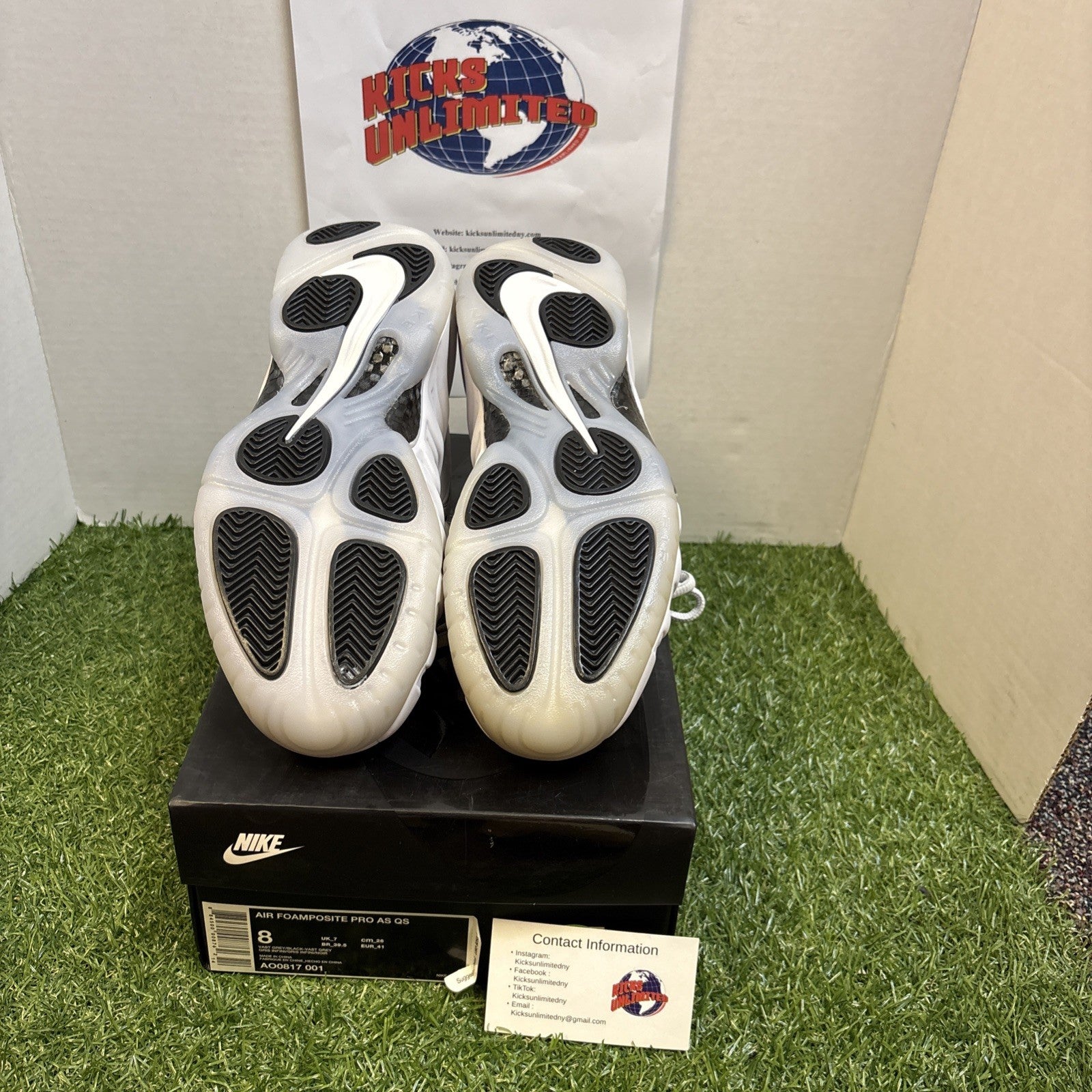 Size 8   Nike Air Foamposite Pro All Star Swoosh Pack5