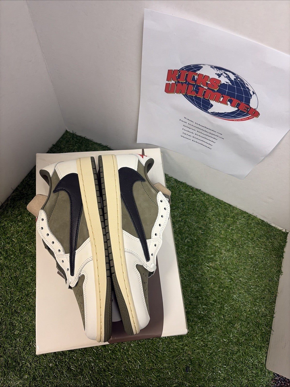 Sz 8 Travis Scott x Jordan 1 Retro Low OG SP Medium Olive 2024 DM7866-2003