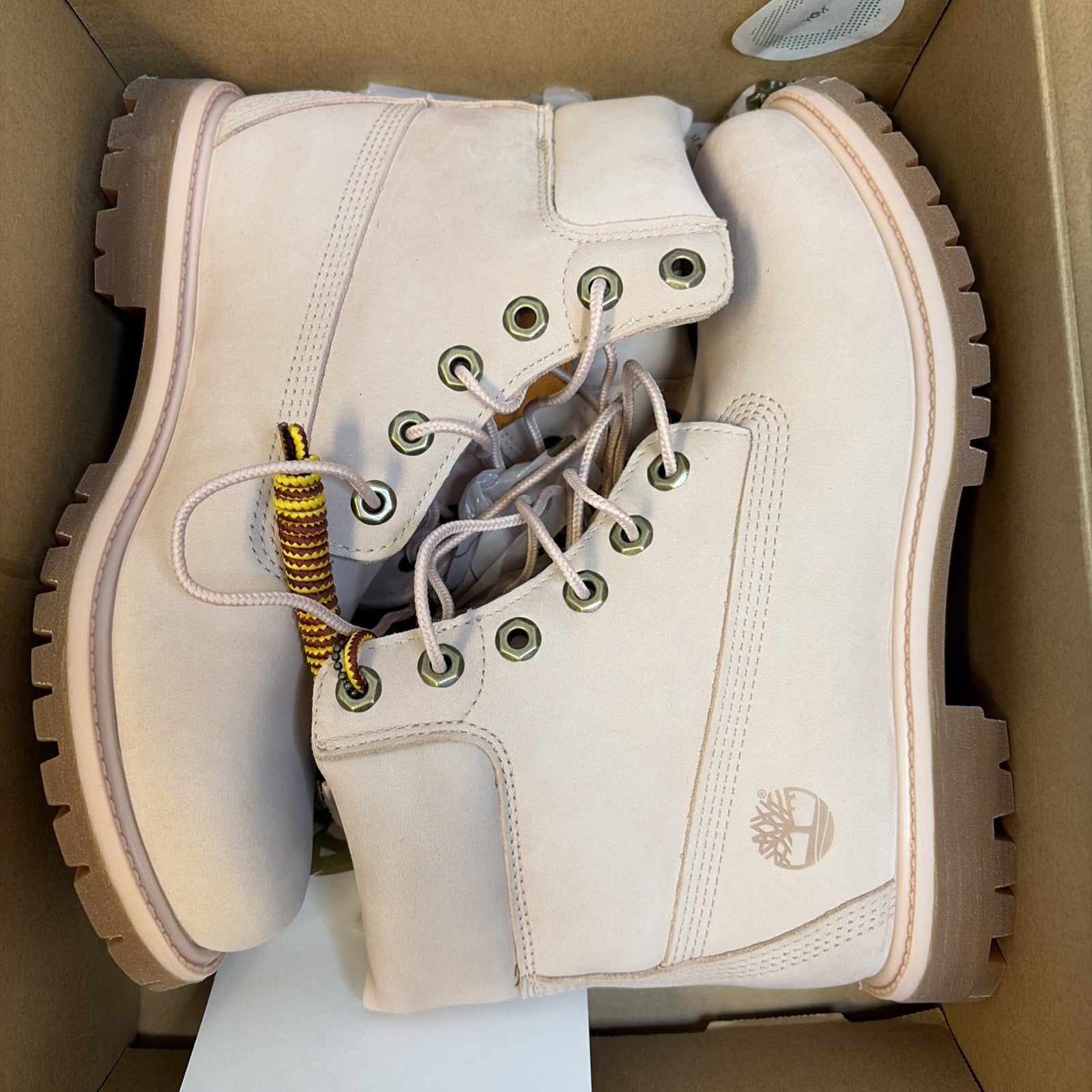 TIMBERLAND WOMENS PREMIUM 6" WATERPROOF BOOT - LIGHT PINK - US size 80