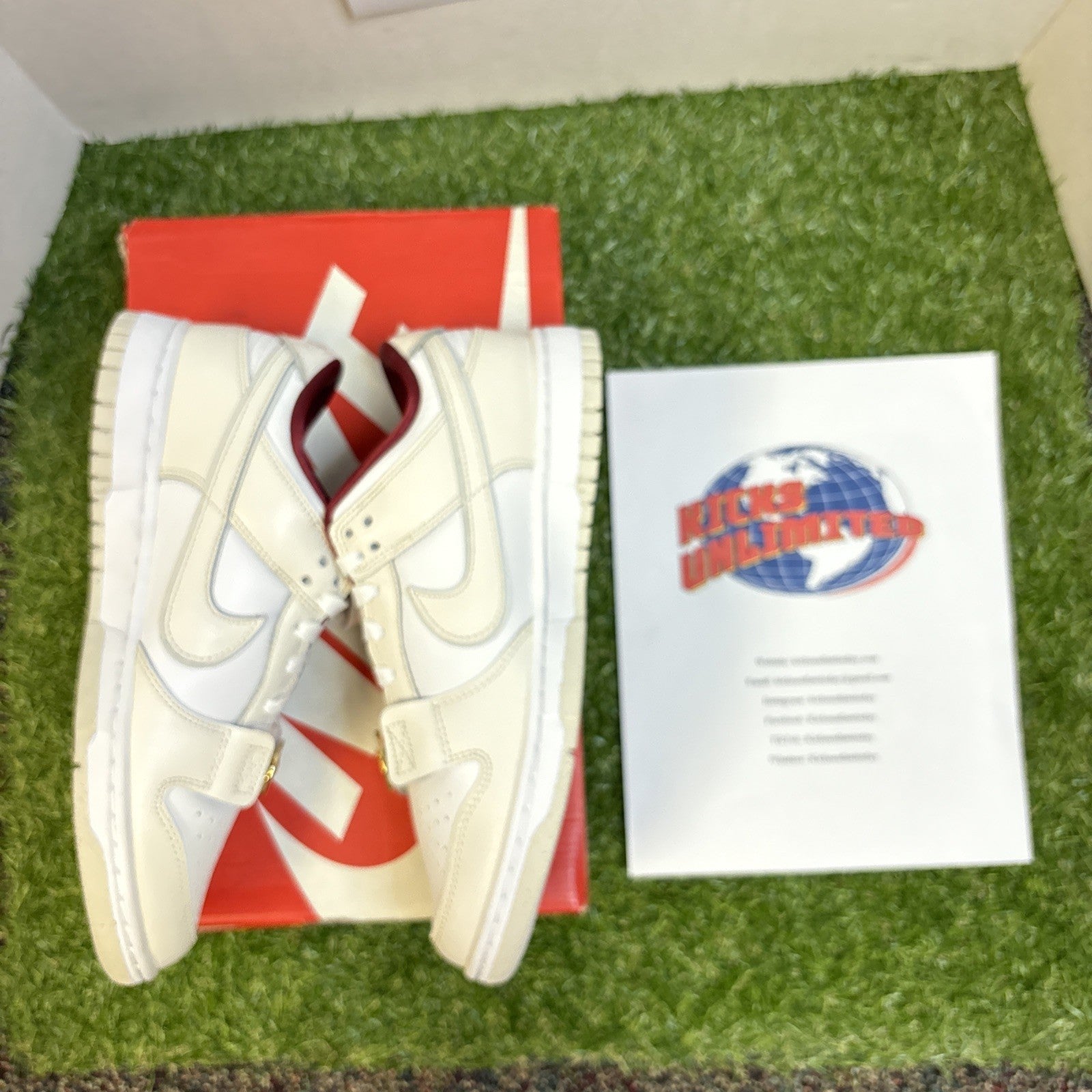 Size 8.5w (size 7y)   Nike Dunk SE Low Just Do It W DV1160 1002