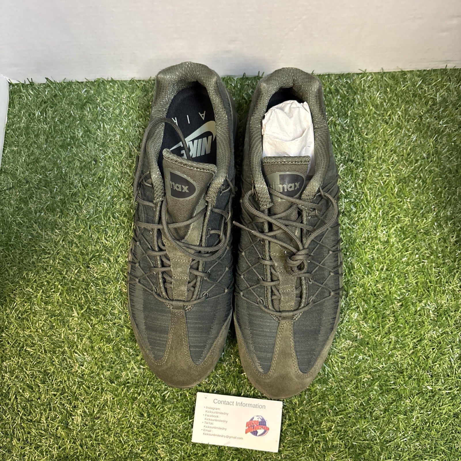 Size 11.5   Nike Air Max 95 Ultra Jacquard Cargo Khaki0