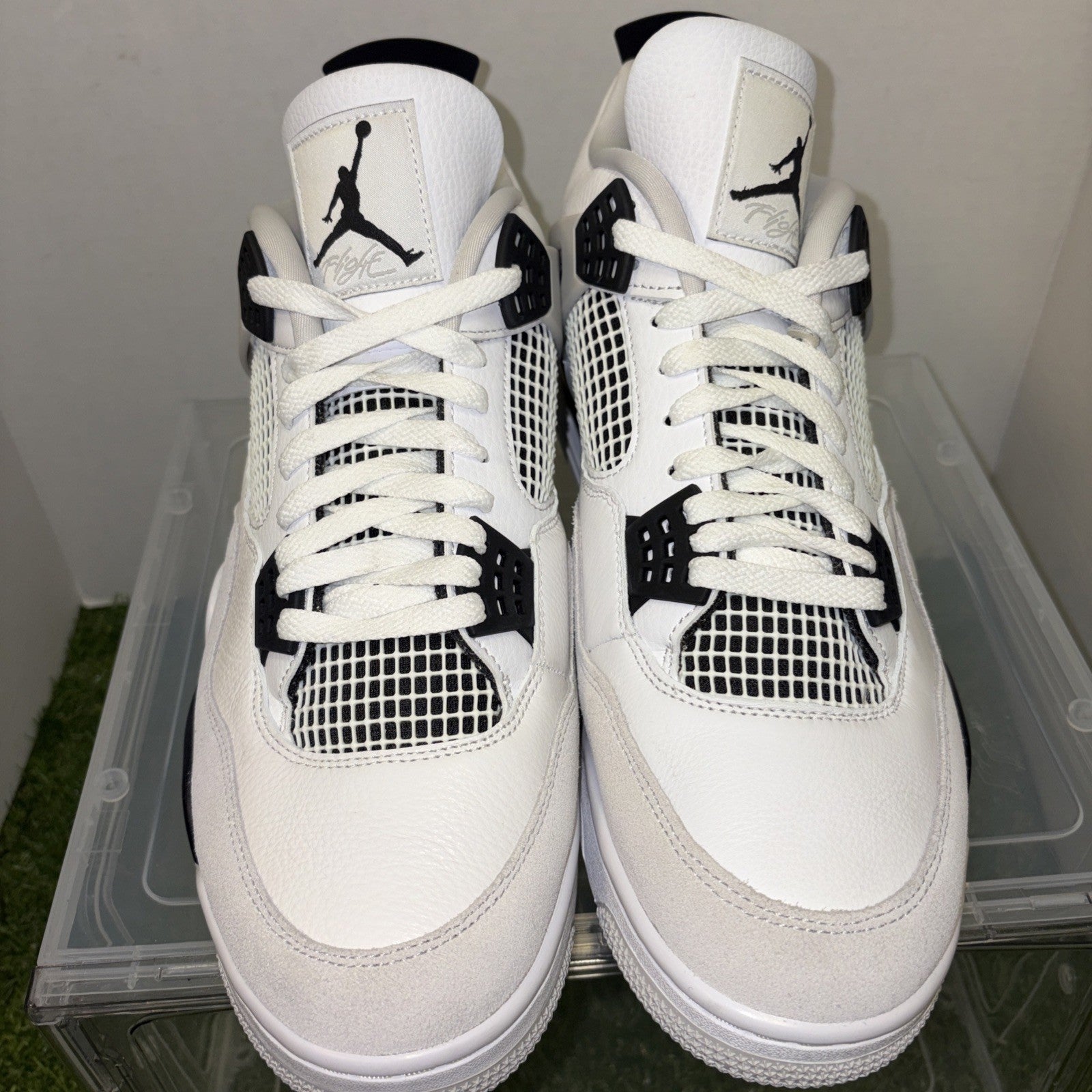 Size 13   Jordan 4 Retro Mid Military Black1
