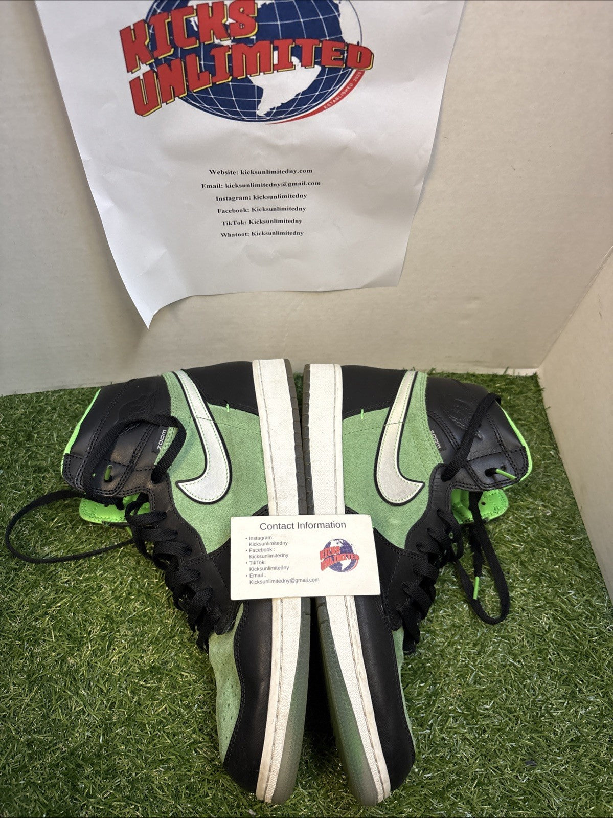 Size 13 - Air Jordan 1 Zoom High Zen Green2