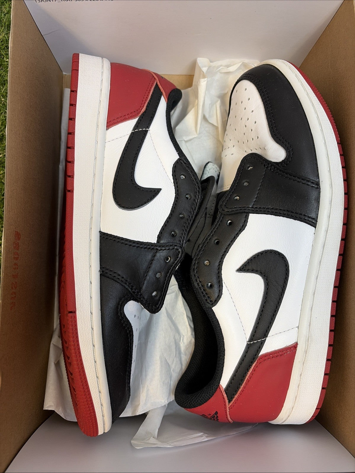Air Jordan 1 Retro Low "BLACK TOE" 2023 - Size 8.5 - cz0790 106 (15166-27)0