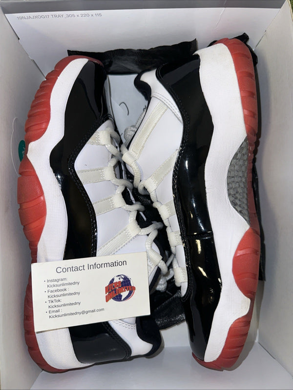 Size 8.5 - Jordan 11 Retro Low Concord-Bred0