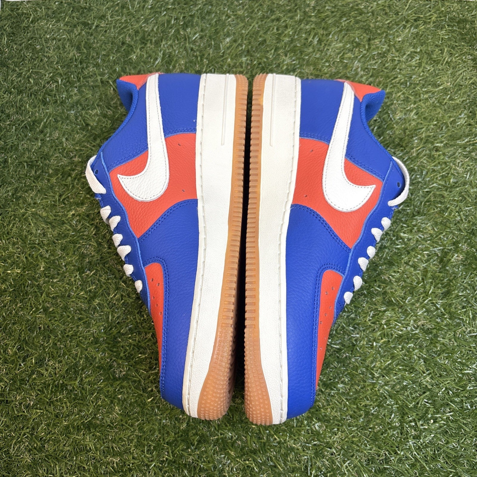 Size 10W/8.5M - Nike by you air force 1 Knicks ID1