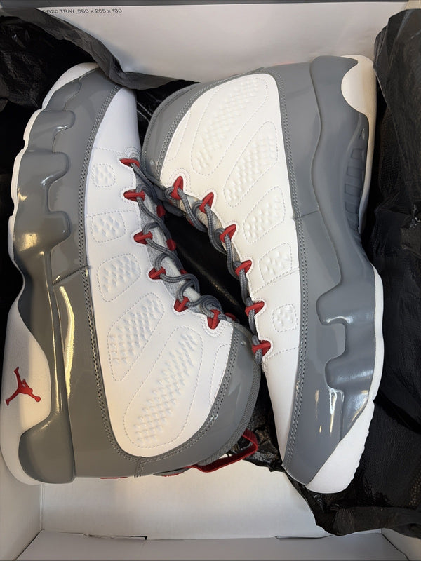 Size 11.5- Jordan 9 Retro Mid Fire Red0