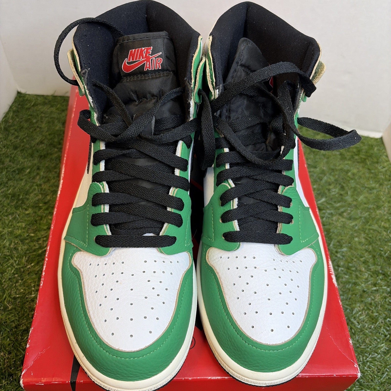 Size 10.5 - Air Jordan 1 Retro OG High Lucky Green W1