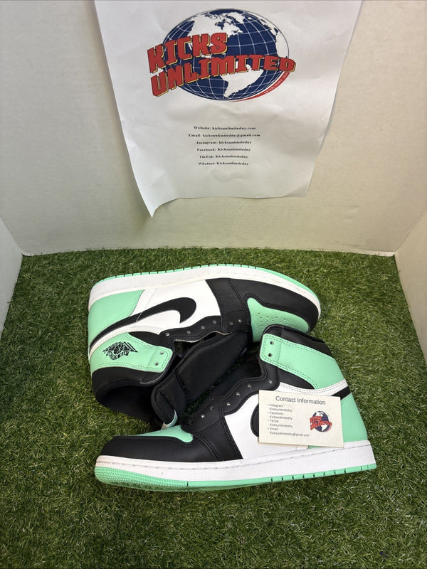 Size 9.5 - Air Jordan 1 Retro OG High Green Glow0