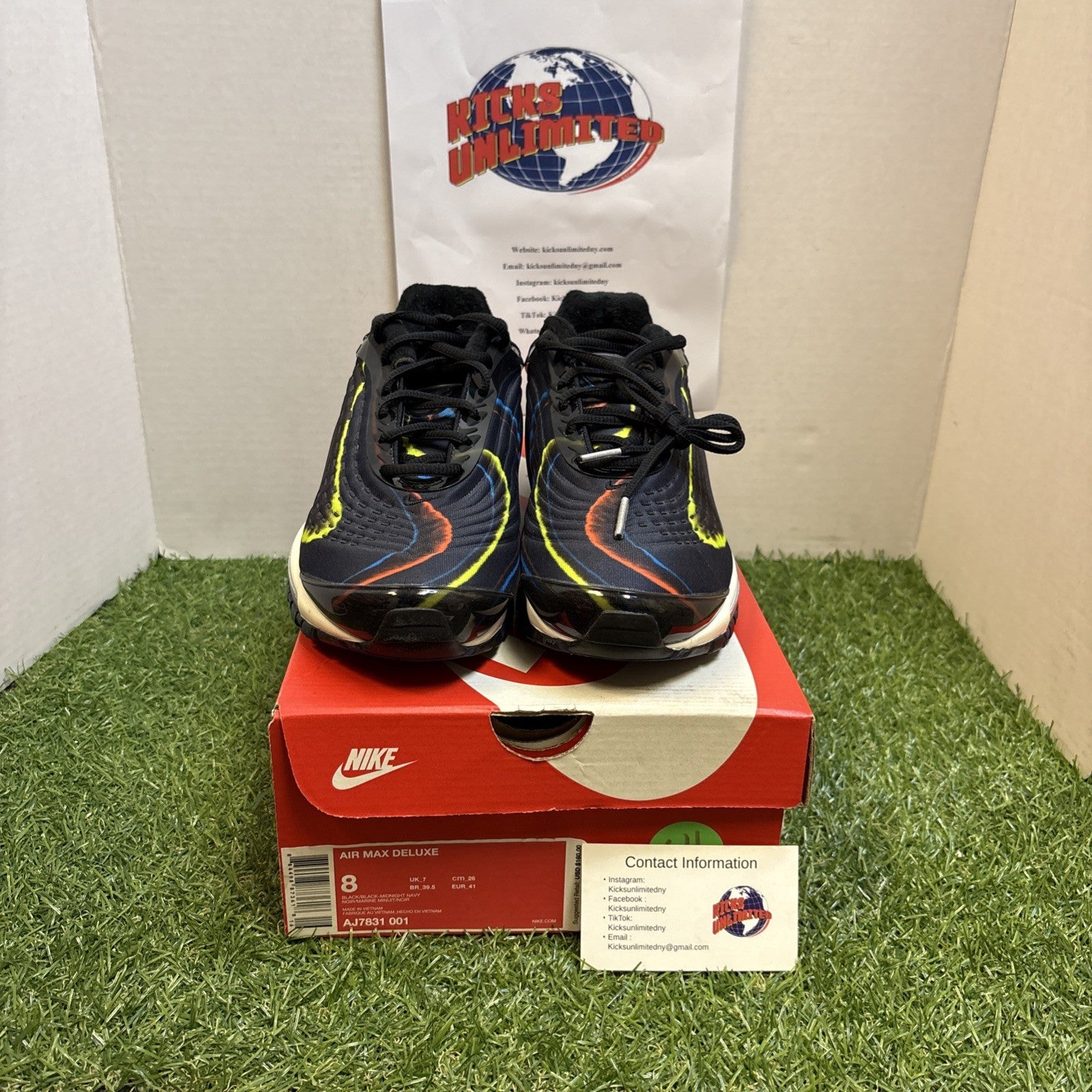 Size 8   Nike Air Max Deluxe Midnight Navy3